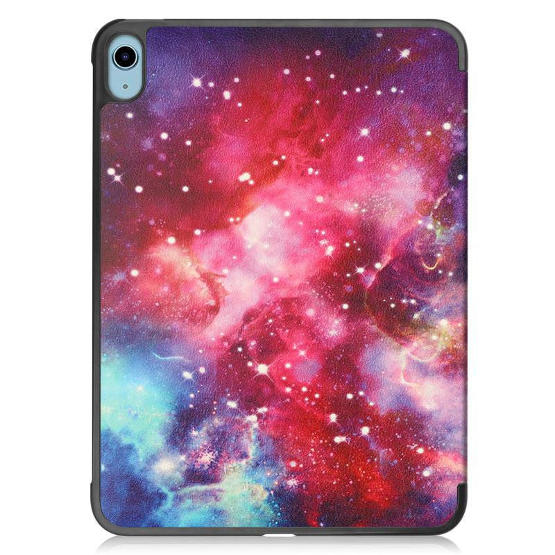 EET Tablet-Hülle für iPad 10. Gen – Galaxy Style, Auto-Wake Funktion