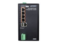 Planet Technology 4-Port PoE+ Switch – Stromversorgung für Netzwerkgeräte