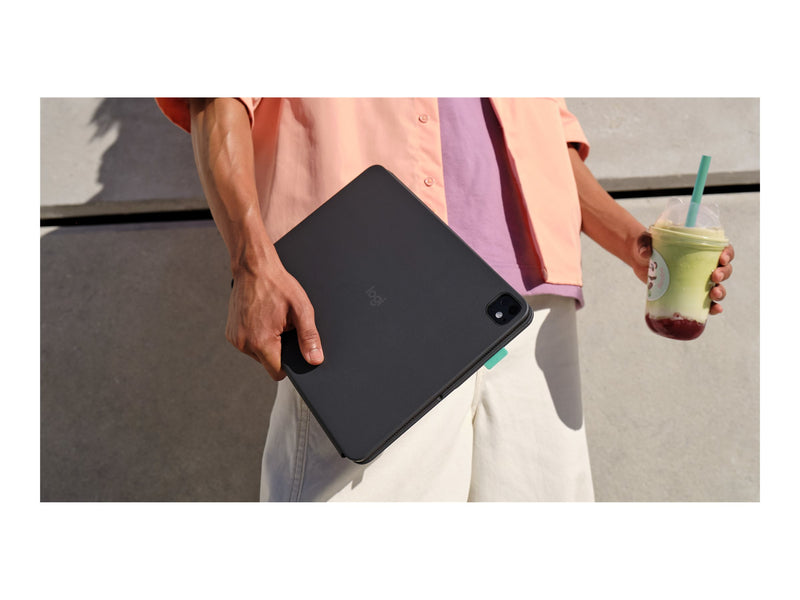 Logitech Flip Folio Tastatur-Case – Abnehmbar, Bluetooth für iPad 13"