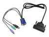 LOGILINK 19" KVM-Konsole – Monitor und Tastatur integriert
