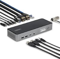 StarTech USB-C Dockingstation – Drei Monitore, Laptop-Ladestation
