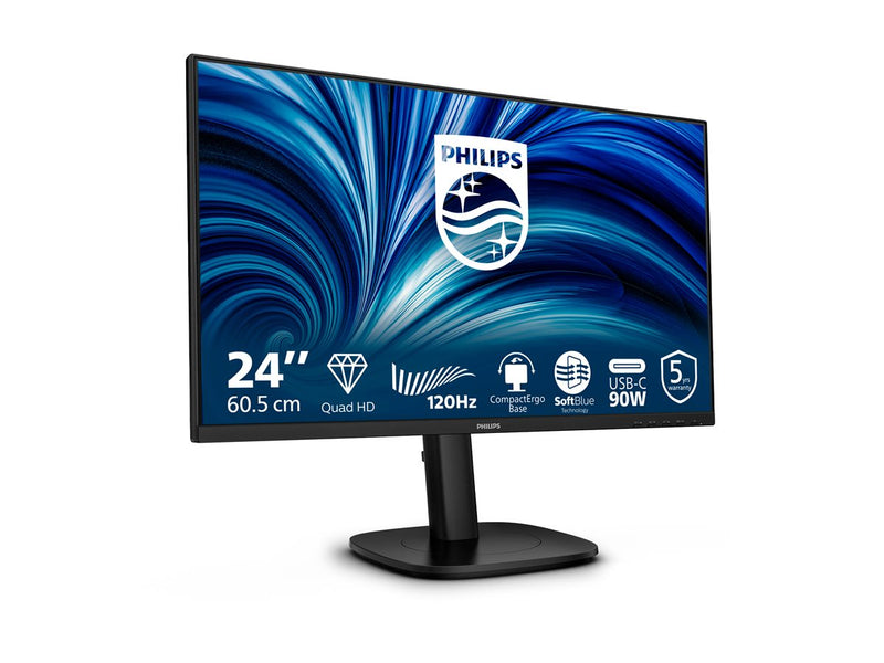 Philips 24" LED-Monitor – QHD, USB-C, Lautsprecher