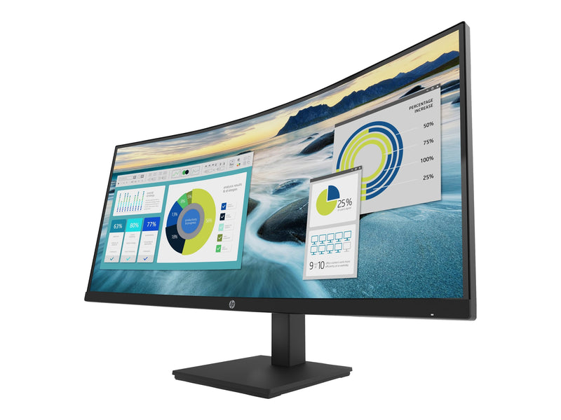 HP LED-Monitor – Gebogenes 34" Display mit Lautsprechern