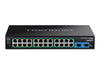 TRENDnet Rackmount Switch – 26 Ports, robust für Industrie