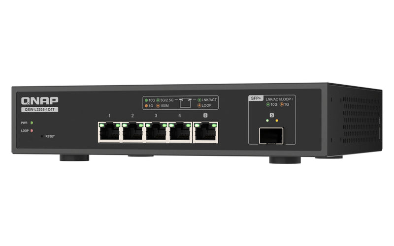 QNAP Netzwerk-Switch – 10G Ethernet, 5 Ports