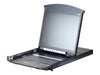 ATEN 19" KVM-Konsole – 8-Port Switch, platzsparend