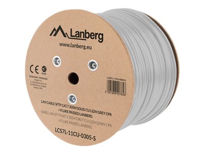 Lanberg Netzwerkkabel – 305 m, Cat 7, robustes Design