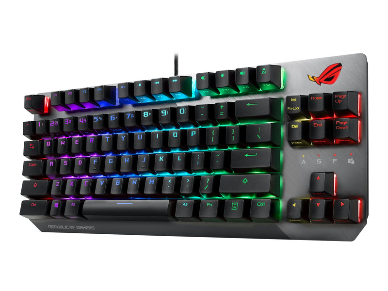 ASUS ROG Strix Scope TKL Tastatur – RGB, mechanische Tasten
