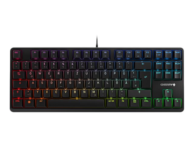CHERRY RGB-Tastatur – Leise Tasten, 16 Mio. Farben