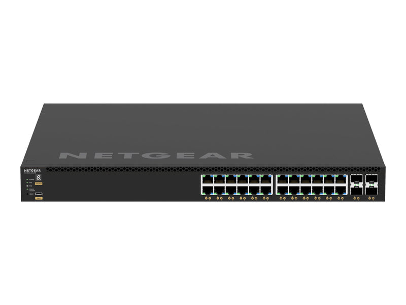 Netgear Managed Switch – 24 PoE+ Ports, 4 SFP+ für schnelles Netzwerk