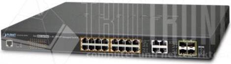 Planet Technology Netzwerk-Switch – 16 Ports, PoE+ für einfache Vernetzung