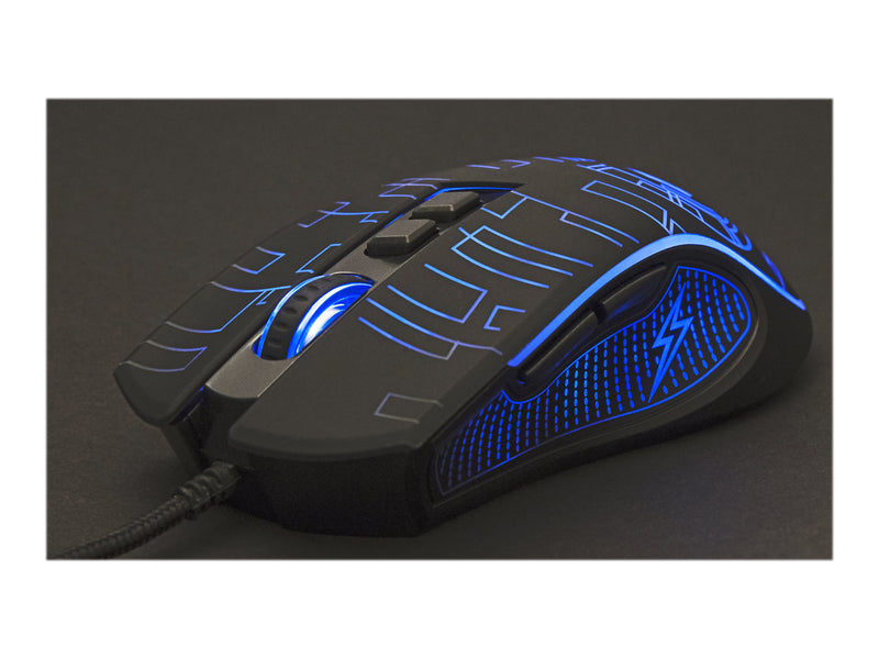 GEMBIRD USB-Gaming-Maus – Ergonomisch, 7 Tasten