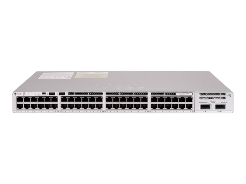 Cisco Netzwerk-Switch – 48 Anschlüsse, stapelbar, PoE+
