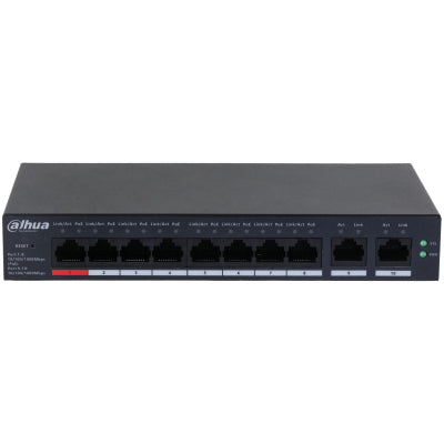 Dahua Netzwerk-Switch – 8 Ports, PoE, Gigabit Ethernet