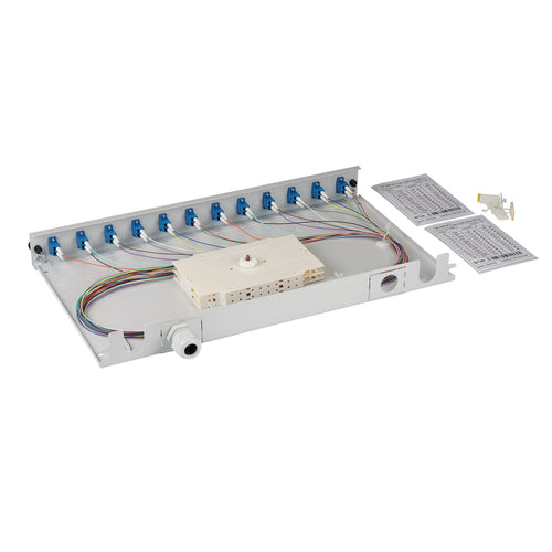 Efb Elektronik Spleißbox – Ausziehbar, 48 Pigtails, 24 Kupplungen
