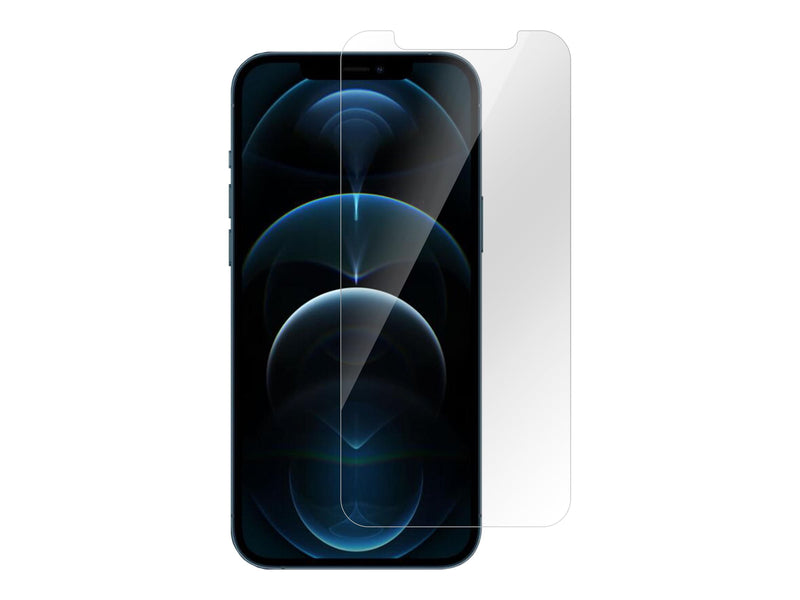 eSTUFF Bildschirmschutz für iPhone 12/12 Pro – robustes Glas, klar