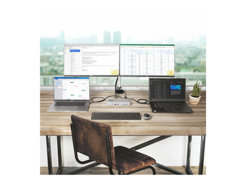 StarTech Dual Monitor Dock – Für 2 Laptops, 4K-Display
