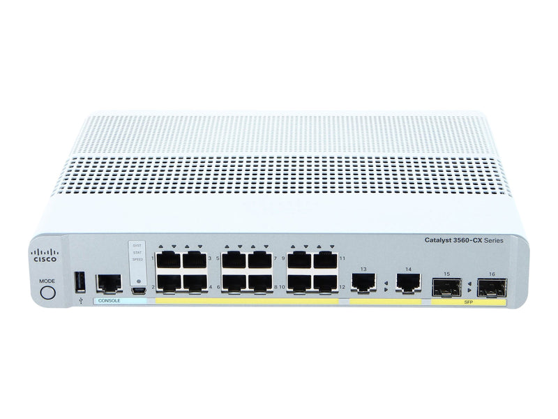 Cisco Netzwerk-Switch – 12 Anschlüsse, lüfterlos, kompakt