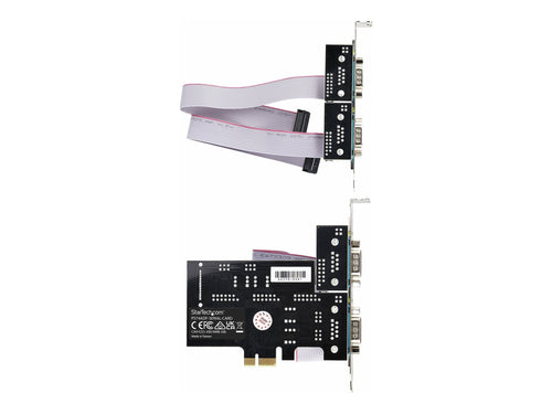 StarTech 4-Port Serielle PCIe Karte – Für RS232/RS422/RS485 Geräte