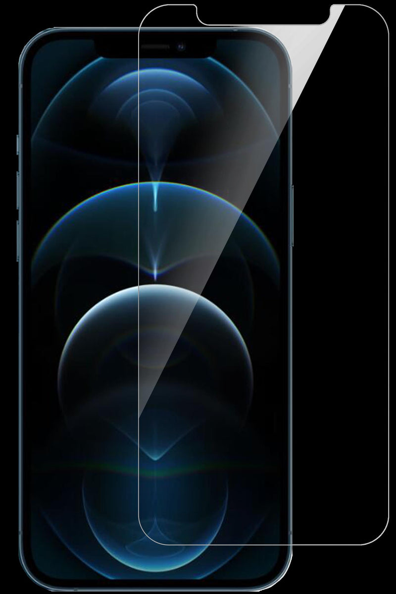 eSTUFF Bildschirmschutz für iPhone 12/12 Pro – robustes Glas, klar