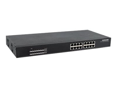 INTELLINET Gigabit Ethernet Switch – 16 Ports, PoE+