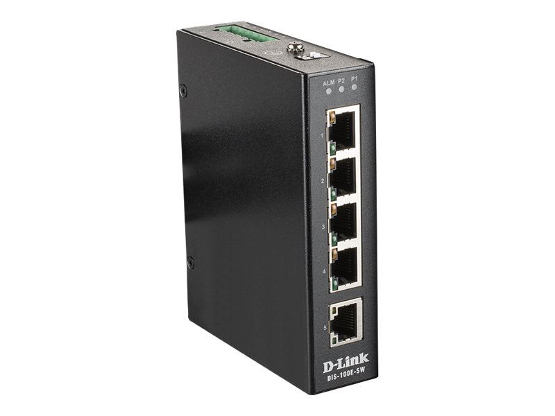 D-Link 5-Port Ethernet Switch – Robust für Industrieeinsatz