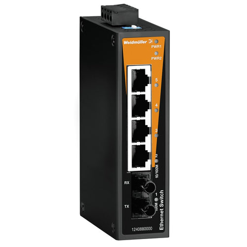 Weidmüller Industrieswitch – 4 Ethernet Ports, einfache Installation