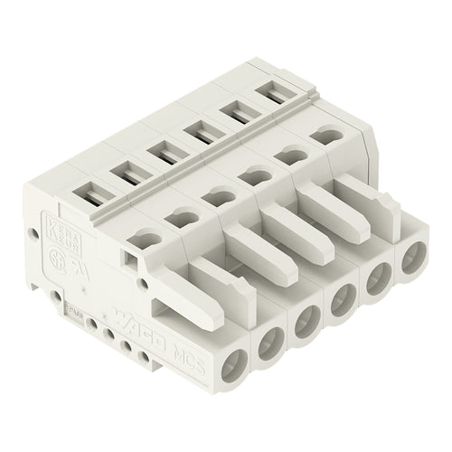 WAGO Buchsengehäuse-Kabel – 6-polig, für sichere Verbindungen