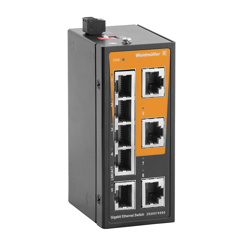 Weidmüller Ethernet-Schalter – Gigabit, einfache Installation