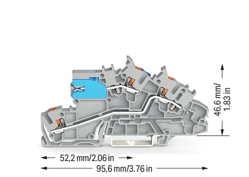 WAGO Installationsklemme – Sicher und einfach, 2,5 mm²