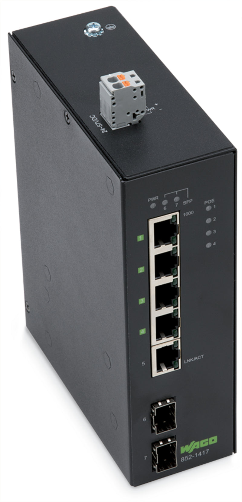 WAGO Netzwerk-Switch – 5 Ports, einfache Einrichtung