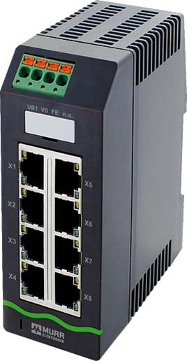 Murrelektronik 8-Port Netzwerk-Schnittstelle – 100 Mbit/s, einfache Installation