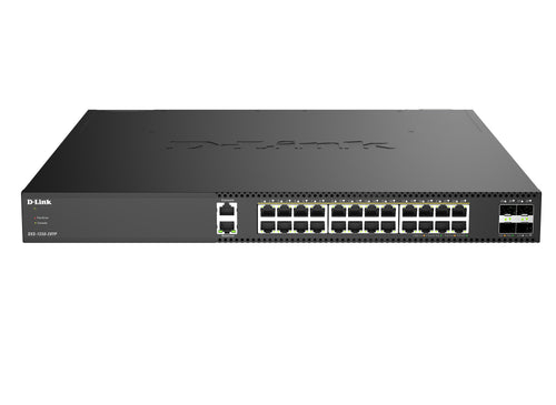 D-LINK 28-Port Netzwerk-Switch – 10G Multi-Gigabit, PoE-fähig