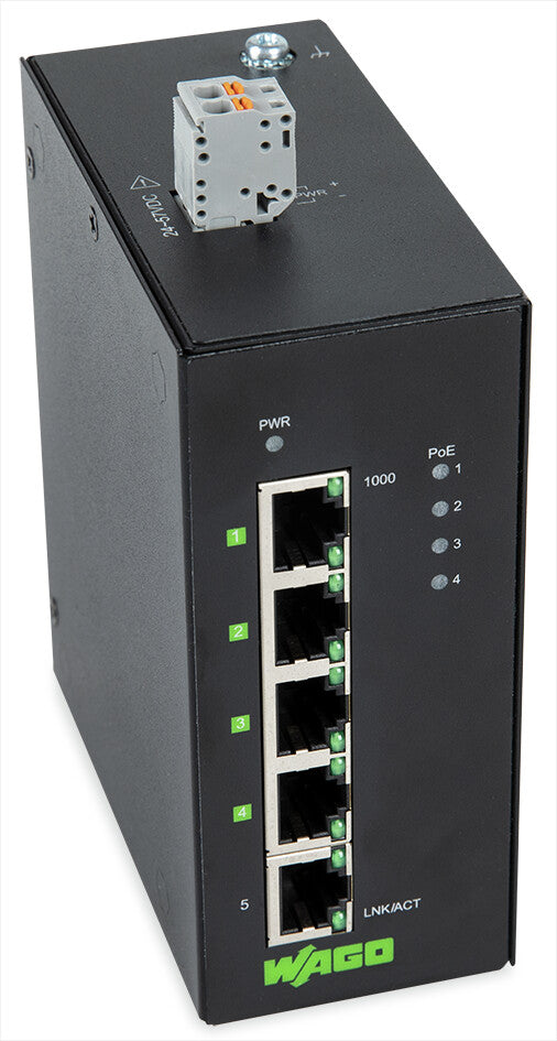 WAGO Industrial-ECO-Switch – Robuster Netzwerkverteiler für Unternehmen
