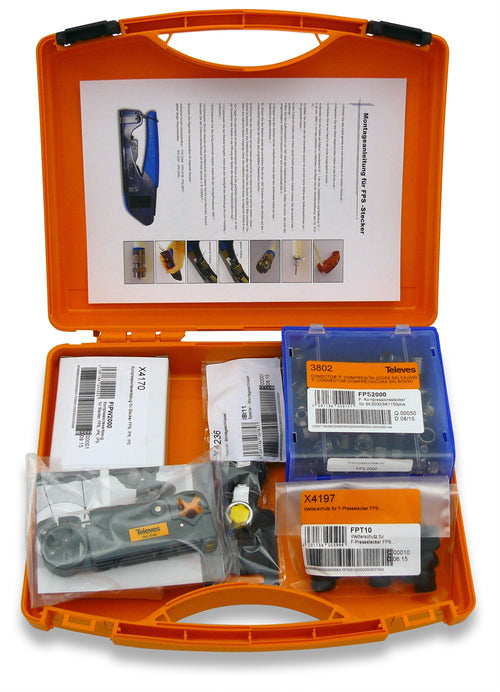 Televes Kompressionsstecker-Set – Einfaches Kabelanschließen