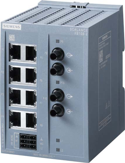 Siemens Netzwerk-Switch – 8 Anschlüsse, einfache Installation