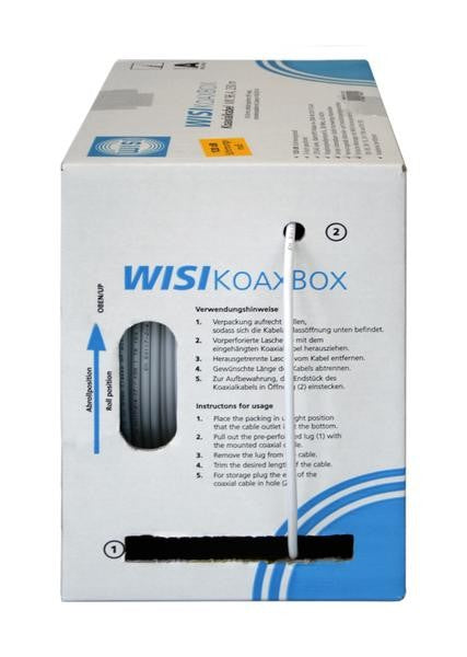 WISI Koaxialkabel 250m – Ideal für zuverlässige Signalübertragung