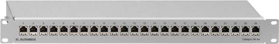 Rutenbeck Patch Panel – 24 RJ45 Ports für schnelles Netzwerk
