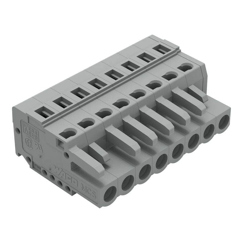 WAGO Buchsengehäuse-Kabel – 8-polig, 5 mm Rastermaß