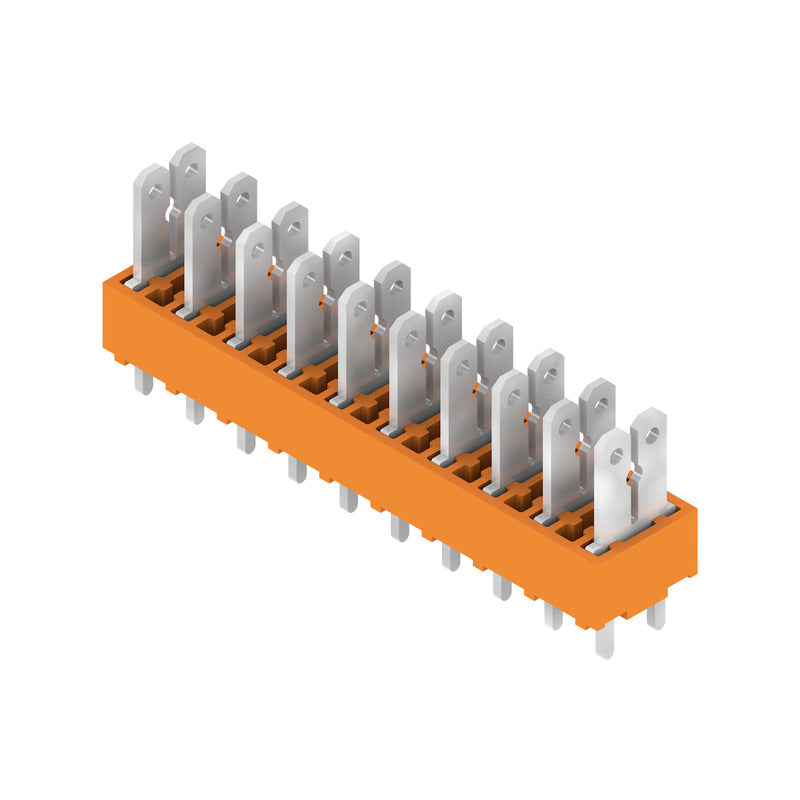 Weidmüller Flachsteckverteiler – Teilisoliert, 6.3 mm Steckbreite