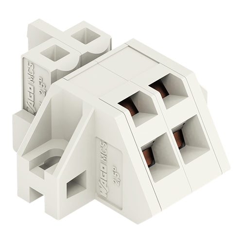 WAGO Buchsengehäuse-Kabel – 2-polig, 5 mm Rastermaß