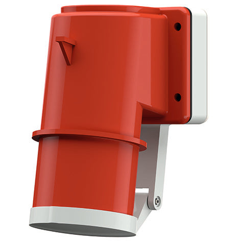 Mennekes Aufbaustecker – 16A, wetterfest mit Klappdeckel