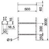 OBO Bettermann Kabelleiter – gelocht, 60x500x3000 mm