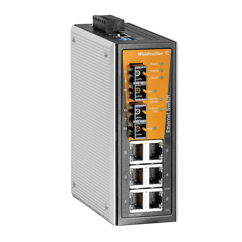 Weidmüller Industrieswitch – 6 Ethernet-Ports, Managed