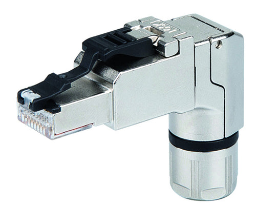 Telegärtner RJ45 Drahtverbinder – Cat6a, gewinkelt