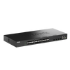 D-Link 28-Port Netzwerk-Switch – Gigabit Ethernet, stapelbar