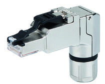 Telegärtner RJ45 Drahtverbinder – Cat6a, gewinkelt