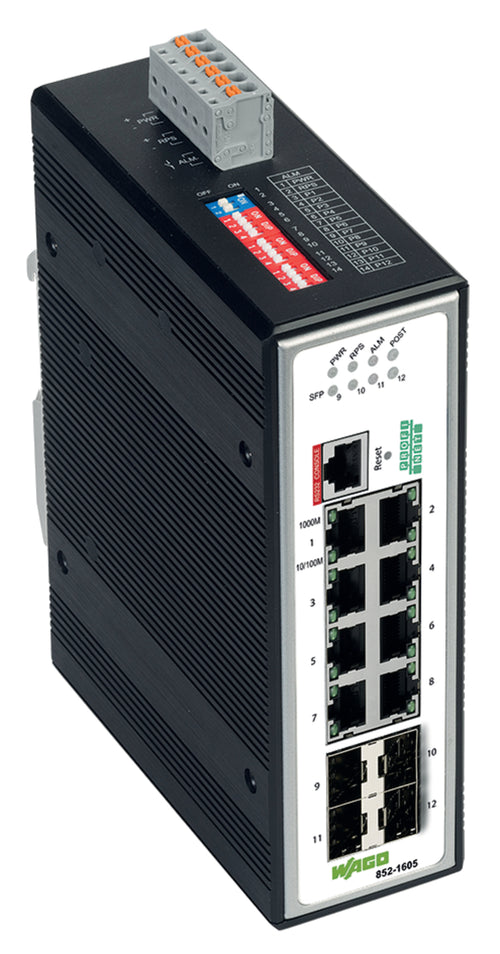 WAGO Netzwerk-Switch – Für stabile und sichere Verbindungen
