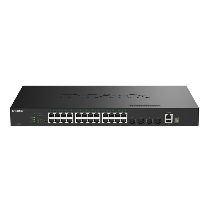 D-Link 28-Port Smart Switch – PoE+ für effizientes Netzwerk