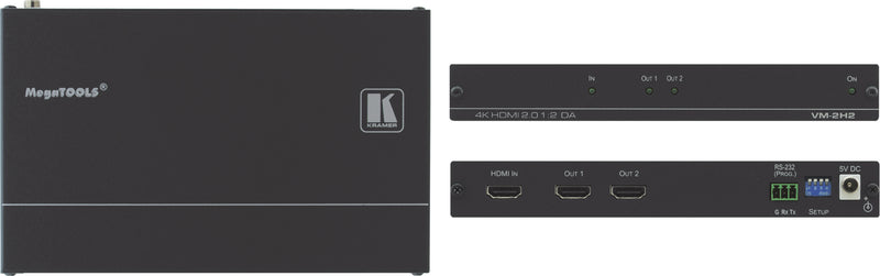Kramer HDMI-Verteiler – 2-fach Verstärker für klare Bildqualität